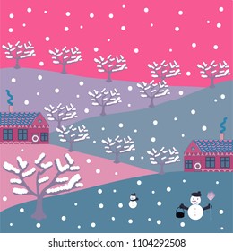 Illustration. Seamless pattern Beautiful fabric background. Raster texture. Doodles on a white, violet and black colors.