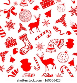 illustration of seamless pattern for Christmas background