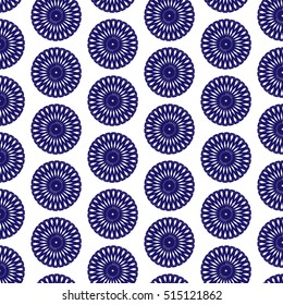illustration seamless pattern of circles
