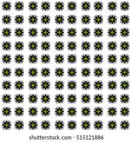 illustration seamless pattern of circles flower