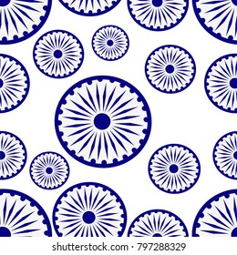Illustration of Seamless pattern for Indian Republic Day