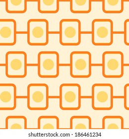 illustration of a seamless retro pattern, eps10 vector