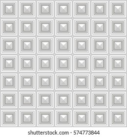 Illustration seamless texture white geometric patterned background vector