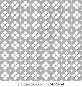 Illustration seamless texture white geometric patterned background vector