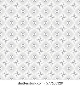 Illustration seamless texture white geometric patterned background vector