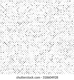 Illustration of Seamless Vector Scrapbook Round Random Dots Halftone Background