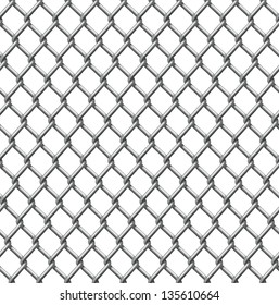 An illustration of a seamlessly tillable chain link fence pattern