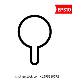 illustration of search flat icon