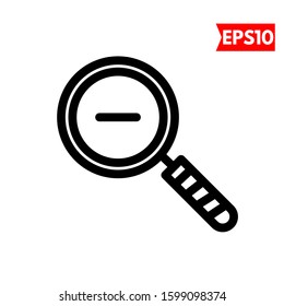 illustration of search flat icon