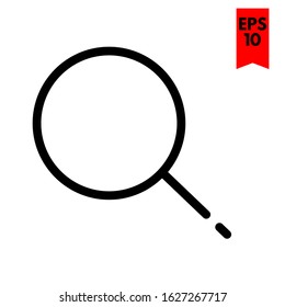 illustration of search flat icon