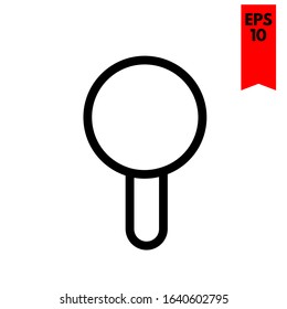 illustration of search flat icon