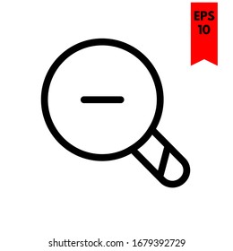 Illustration von Suchflachsymbol
