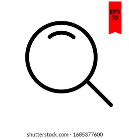 illustration of search flat icon
