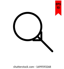 Illustration von Suchflachsymbol