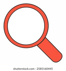 Illustration of a Search Icon for UI and Web Design Perfect for app interfaces, website graphics, and digital navigation elements