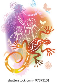 ?abstrata ilustração com uma concha