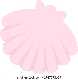 Illustration of seashells in the sea.