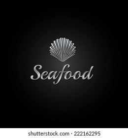Illustration seashell.Vector