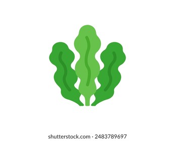 Illustration of seaweed wakame icon.