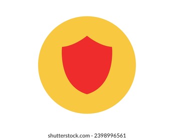 illustration of secure guard vector icon  frame