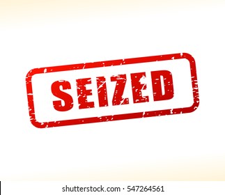 Illustration of seized text 