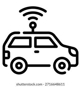 Ilustración de la tecnología de conducción autónoma en entornos domésticos inteligentes.