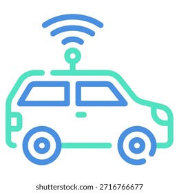 Ilustración de la tecnología de conducción autónoma en entornos domésticos inteligentes.