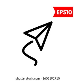 illustration of send flat icon