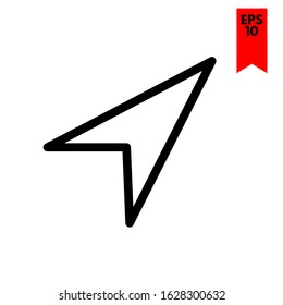 illustration of send flat icon