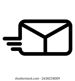 illustration of sent email icon