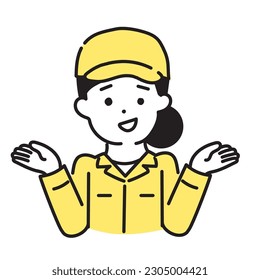 Illustration Series of Cute Person _ Women of Workers_ Stunning