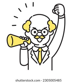 Illustration Series of Cute Person _ Dr._Senior_Support