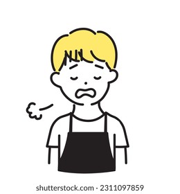 Illustration Series of Cute Person _ Male clerk _ Im