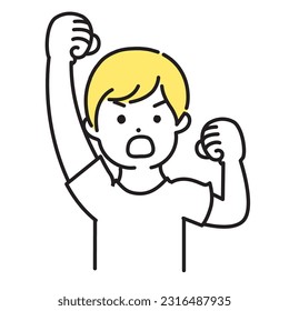 Illustration Series of Cute Person _ Casual Men_Capacity