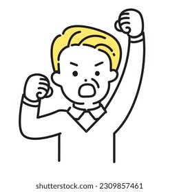 Illustration Series of Cute Person _Senior Men_Capacity