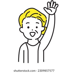 Illustration Series of Cute Person _Senior Women_See Agreement