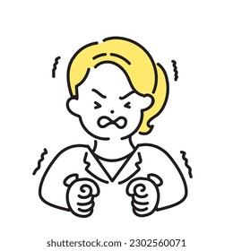 Illustration Series of Cute Person_ Womens