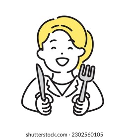 Illustration Series of Cute Person_ Womens
