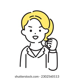 Illustration Series of Cute Person_ Womens