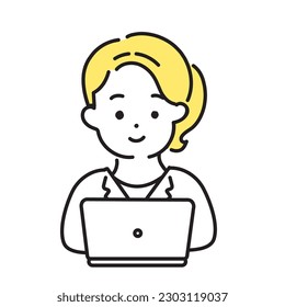 Illustration Series of Cute Person_ Womens