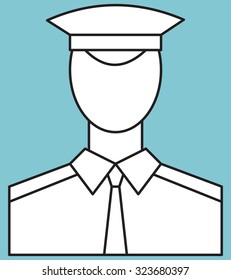 Illustration of the serviceman icon