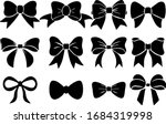 Illustration set of bow tie, Bows set isolated on background, Vector illustration Eps, Epş fıle, bow tie eps