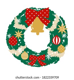 illustration set of Christmas decorations