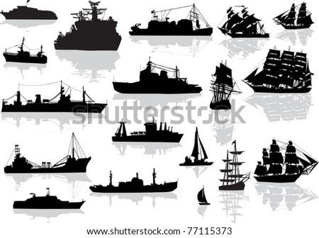 Similar – Image, Stock Photo The shadow of shipping