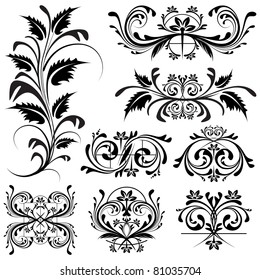 Illustration eines Blumenmusters