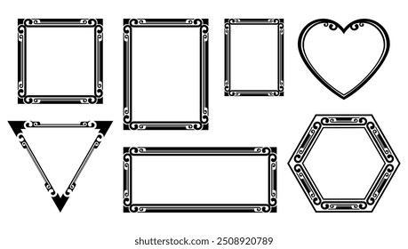 ILLUSTRATION SET OF FRAME GEOMETRY MADE BY CORELDRAW