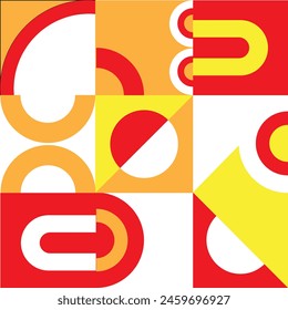 illustration of a set of geometric shapes