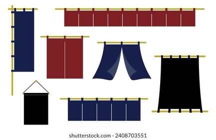 Illustration set of goodwill and banner