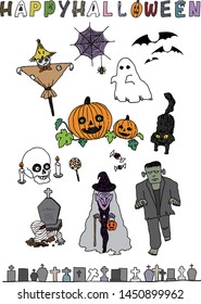 The Illustration set for Halloween