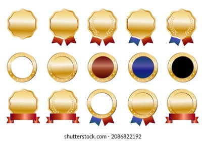 It is an illustration set of high-class ranking medals.Easy-to-use vector data.